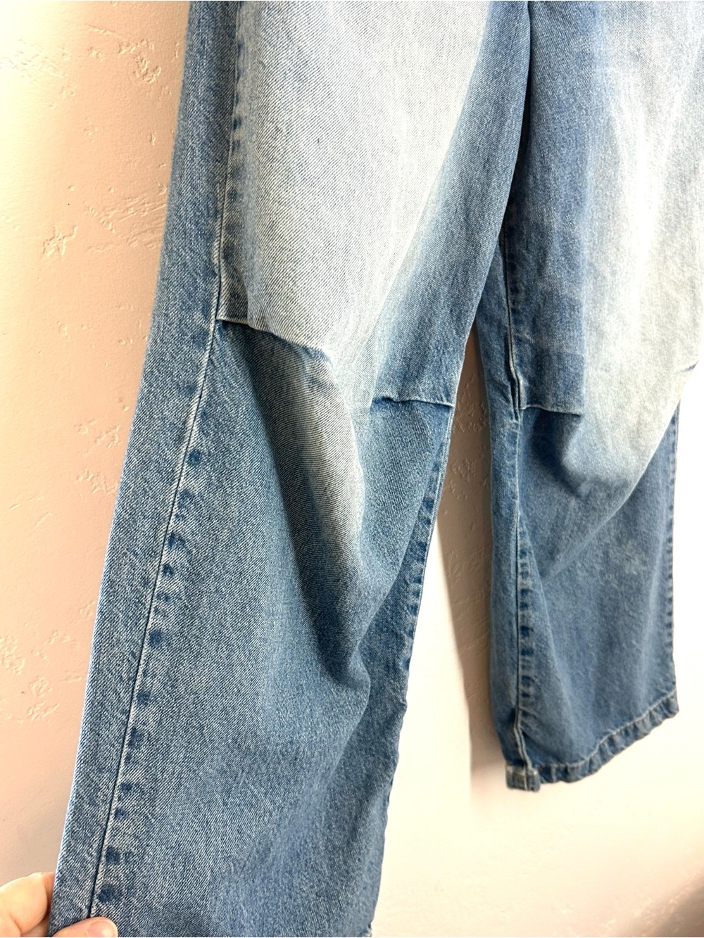 Free People We The Free Twin Flame Cropped Wide-Leg Barrel Jeans Size 25 - Picture 4 of 15